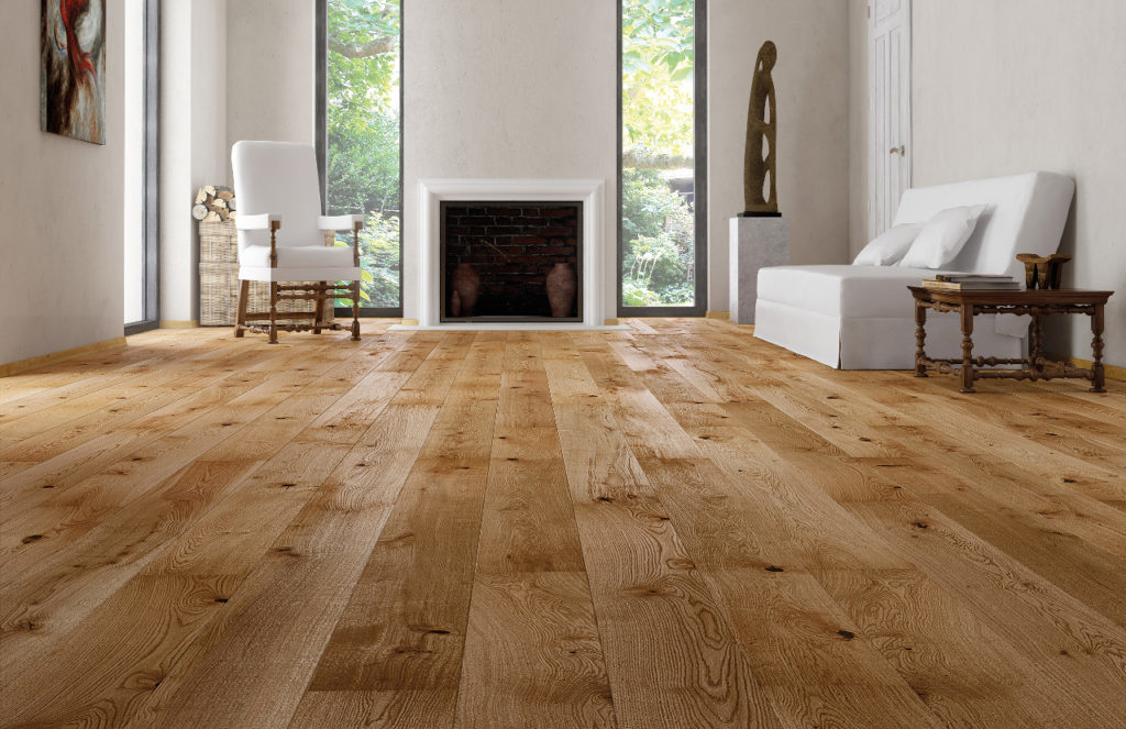 Rustic wood flooring, rustic oak engineered flooring - Barlinek