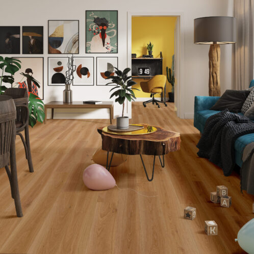 Vinyl flooring Saffron Oak